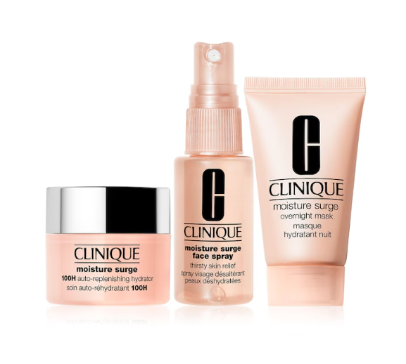 
<span>Clinique Moisture Surge Glowing Skin Essentials</span>
